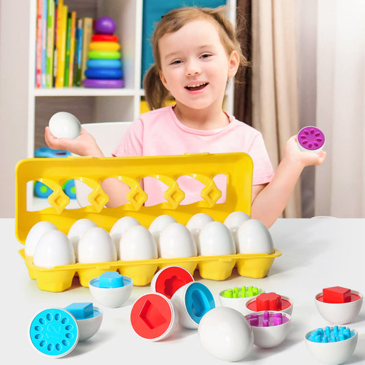 Montessori Egg Matching Game