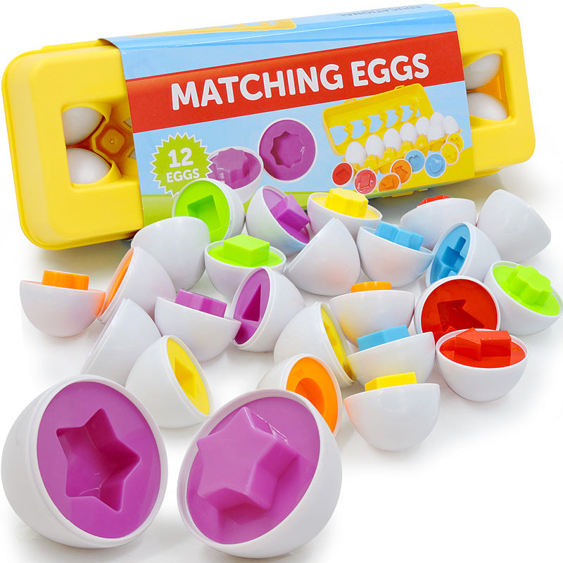 Montessori Egg Matching Game